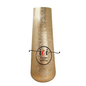 Vente chaude Métal Fleur Vase Différentes Finition En Aluminium Texturé Bouteille Tendance Conception pour La Maison De Noce Décoration - Product Image 1