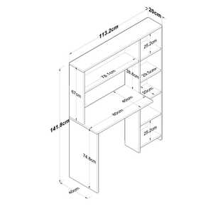 Escritorio de juegos de superficie de carbono ergonómico ajustable para oficina en casa con material de madera metálica y altura ajustable - Product Image 4