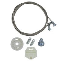 Mercedes W210. Kit de reparación de cable regulador de ventana trasera derecha izquierda S210