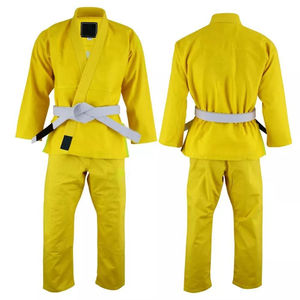 <b>Mens</b> Professional Grade Jiu Jitsu <b>Kimono</b> Gi 100% Cotton Sets Lightweight Breathable Martial Arts Training Rolling Sparring Front - Product Image 5