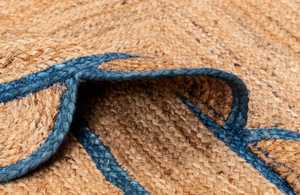 Alfombra rectangular hecha a mano Natural de tamaño personalizable, diseño de vieira, alfombra de yute para decoración del hogar, alfombras y juegos para sala de estar - Product Image 6