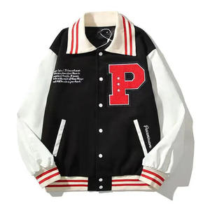 Veste universitaire pour homme de haute qualité personnalisée légère 2025, solide, coupe-vent, tendance, OEM, fermeture éclair, veste universitaire d'hiver - Product Image 5