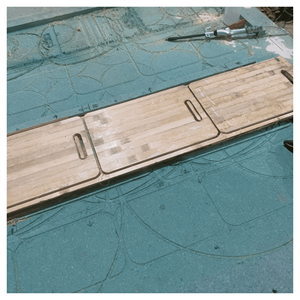 Planche à découper en bambou Planche en bois de bambou avec pieds antidérapants pour une découpe stable, un hachage et une préparation des aliments Utilisation Fabriqué au Vietnam - Product Image 3