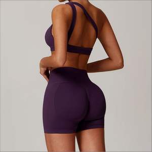 High Quality Seamless One Shoulder Sports <b>Bra</b> for Women Custom Logo Gym Workout High for Impact <b>Bra</b> Fashionable Fitness Apparel - Product Image 5