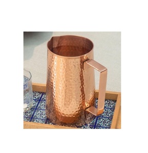 By A.Z Handicrafts Health Benefits Traditional Design <b>Copper</b> <b>Jug</b> New Product Manufacturer and Exporter 100% <b>Copper</b> Printed <b>Jug</b> - Product Image 5