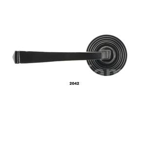 Manija de puerta de forma cuadrada negra mate superventas manija de puerta de diseño único para Hotel Villa baño cocina Uso De puerta - Product Image 2