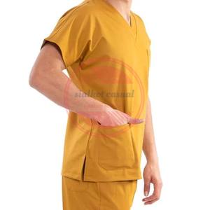 ชุดเครื่องแบบขัดทางการแพทย์ผ้าโพลีเอสเตอร์สำหรับโรงพยาบาลพร้อมโลโก้ตามสั่ง - Product Image 5