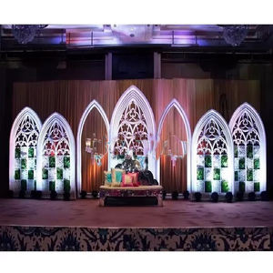 แผงฉากหลังเวทีแต่งงานที่สวยงามแผงฉากหลังเวทีแต่งงานแผงเหรียญแต่งงาน - Product Image 3