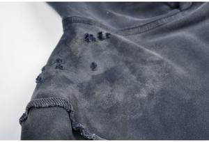 2025 qualité supérieure 100% coton polaire pierre lavé à l'acide meilleure conception OEM lavage à l'acide à capuche pour femmes sweats à capuche légers pour hommes - Product Image 3