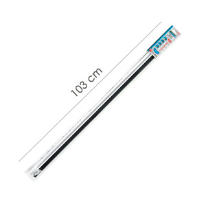 Guarnizione per porta in alluminio bianco con gomma, 1 metro - Product Image 2