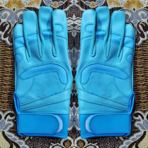 Gants de frappe de baseball en cuir pour hommes, entièrement enveloppants, avec logo personnalisé, pour baseball et softball, vente en gros - Product Image 3