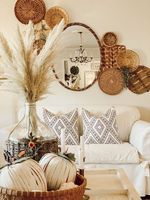 Meilleure vente Ensemble d'Assiettes décoratives en jonc de mer faites à la main