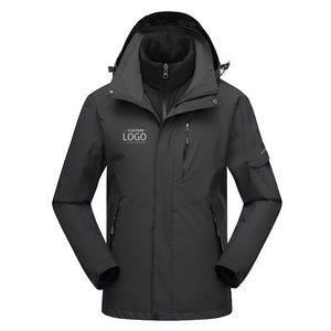 100% coton imperméable coupe-vent confortable Polyester matériel coque souple support respirant veste d'hiver pour les vêtements de plein air - Product Image 5