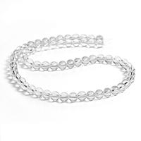 Cuentas de piedra, cuentas de cristal transparente, joyería de piedra, piedras preciosas lisas sueltas, collar de cristal curativo, cuentas de cristal natural, mayorista