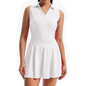 Uniforme de Golf para Mujer, Conjunto de Polo y Falda de Tela Ligera y Elástica para Deportes al Aire Libre y Práctica Diaria - Product Image 1