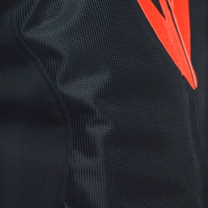 Per Dainese LS Sport D-Air Smart giacca nera rosso fluorescente per abbigliamento da moto e Auto da corsa - Product Image 1