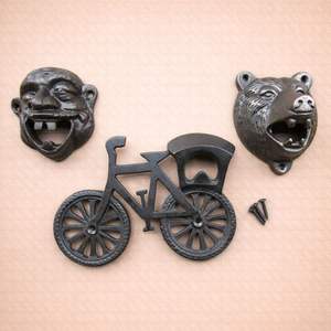 Abridor de Botellas de Hierro Fundido con Cabeza de Ciervo, Estilo Rústico, Fuerte Agarre, Fácil de Usar, Decoración para Cocina o Bar - Product Image 5