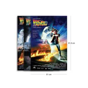 ชุดโปสเตอร์ตกแต่งผนังสไตล์โมเดิร์น 'กลับสู่อนาคต I-III' - Product Image 1
