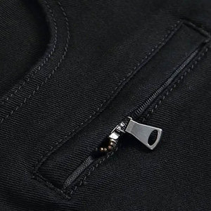 Pantalones Cortos Vaqueros Casuales para Hombre, 100% Algodón, Servicio OEM, Alta Calidad, Secado Rápido, Transpirables, Diseño de Logotipo Personalizable, Color Sólido - Product Image 4