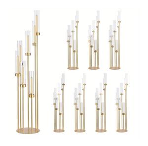 Aluminum Home Decor Hot Sale Creative Indoor and Outdoor <b>Candlestick</b> <b>Holder</b> for Wedding Party & Holiday Decorations - Product Image 4