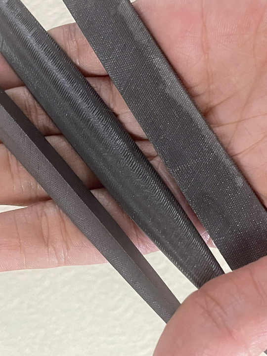 Diy Grade 250mm Steel Flat File Set - Triangle Hand File For Crafting Oem