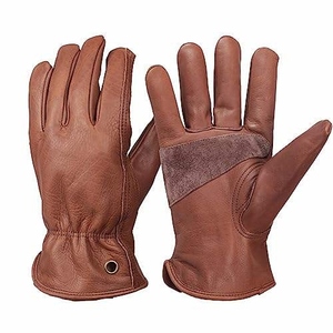 Guantes de piel de oveja genuina para hombre, venta al por mayor, guantes de invierno cálidos personalizables, guantes de conducción, pantalla táctil para viajes, esquí - Product Image 5