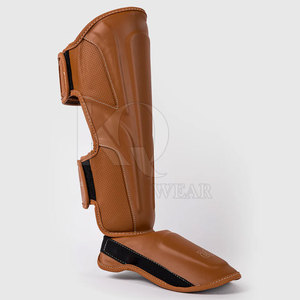 Comfortable Leather Shin <b>Pads</b> Lightweight Design Professional Protection Adjustable Perfect for Football Training <b>Practice</b> - Product Image 3