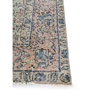 Tapis en laine noué à la main, rectangulaire, abstrait, à motif médaillon vert vintage, pour la maison, grand tapis de salon, tapis rectangulaire pour couloir - Product Image 4