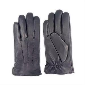 Nouveaux gants d'hiver en cuir véritable personnalisés dames cycle de conduite gants d'hiver peau de vache peau de mouton écran tactile gants unisexe - Product Image 2