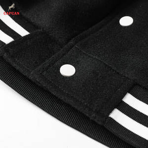 Chaqueta Letterman de Invierno para Hombre a Precio Económico, Cuello Alto, Logotipo Frontal, Alta Calidad, Ecológica, Personalizable, MOQ Bajo, Venta al Por Mayor - Product Image 6