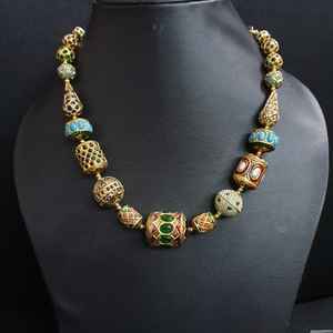 Collier de perles fantaisie Jadau avec chaînes de perles en or Style tendance pour mariage ou cadeau - Product Image 2