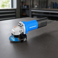 Meuleuse d'angle industrielle électrique filaire pour polissage et découpe, conception ergonomique à poignée ergonomique