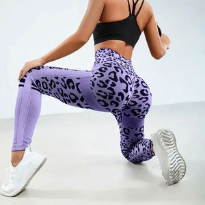 Leggings de sport pour femmes en spandex de haute qualité, tendance, en vente en gros, vêtements de yoga pour femmes, leggings de sport - Product Image 6