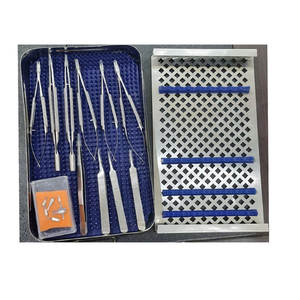 ชุดเครื่องมือผ่าตัดไมโครแบบพื้นฐานดวงอาทิตย์ทำจากสเตนเลสสตีลสำหรับศัลยกรรมประสาทและดวงตา - Product Image 4