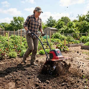 7HP Mini <b>Power</b> Tiller-Gasoline Rotary Tiller for Small Gardens High Productivity & Easy to Operate 1 Year Warranty - Product Image 2