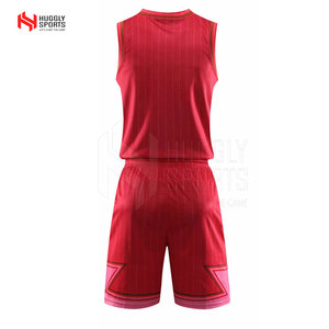 Uniforme de baloncesto de poliéster transpirable de secado rápido personalizado para adultos, conjunto de talla grande con el diseño de su equipo - Product Image 2
