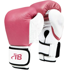 Guantes de Boxeo Profesionales Personalizados, Cómodos, de Cuero, que Absorben la Humedad, de Alta Calidad, para Entrenamiento de Combate, con Cordones en la Muñeca, en Venta - Product Image 1