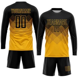 2024 uniformes de fútbol profesional Unisex cómodo de manga larga Camiseta de fútbol juvenil Kits de fútbol conjunto completo Kit de fútbol - Product Image 4