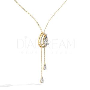 Nuevo Conjunto de Collar de Lujo con Moissanita de Corte Pera en Plata de Ley 925 para Novias y Fiestas de Boda 2025 - Product Image 3