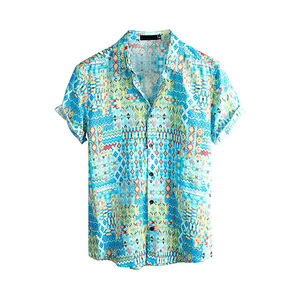 Concevez votre propre logo hommes chemises de plage mode porter dernière conception hommes chemises de plage pour adultes - Product Image 1