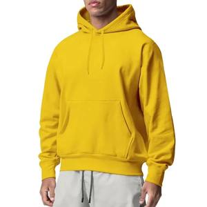 Haute qualité pour les sweats à capuche pour hommes hiver sweat à capuche décontracté sweats à capuche de couleur unie surdimensionné noir sweat pour homme - Product Image 3
