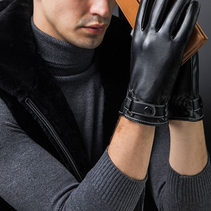 Private Label Personnalisé Votre Propre Logo Bon Matériel Gants En Cuir Gants En Cuir Respirant - Product Image 6