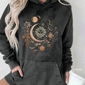 Sweat à capuche oversize épais en molleton bouclette effet délavé vintage, style streetwear, vierge, pour logo personnalisé, fournisseur - Product Image 5