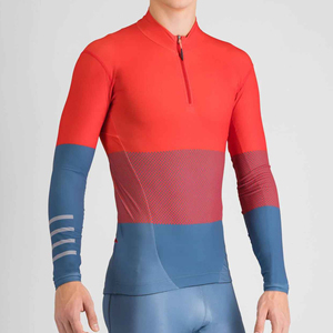 Maillots de cyclisme pour hommes de qualité supérieure 2026, prix de gros abordable, fermeture éclair intégrale, col montant, vêtements de cyclisme - Product Image 2