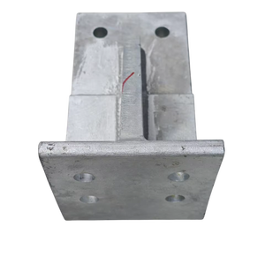 Fabrication de tôle de support de soudage par pliage de découpe laser en acier galvanisé à chaud industriel OEM - Product Image 1