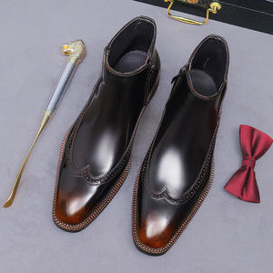 Zapatos Oxford de Piel de Becerro Francesa para Hombre, Zapatos Formales Premium Lisos con Cordones Cosidos a Mano para Negocios y Bodas - Product Image 1