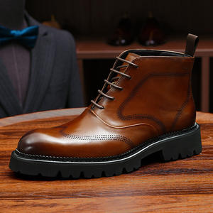 Chaussures de ville en cuir de porc de haute qualité avec revêtement imperméable et semelle intérieure souple pour hommes - Product Image 4