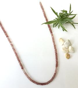 Cuentas Facetadas de Cuarzo Fresa, 1 Hilo de Cuentas de Piedras Preciosas para la Elaboración de Joyería Fina - Product Image 3