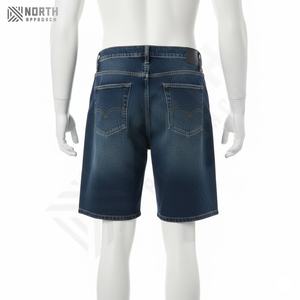Pantalones Cortos Vaqueros Holgados de Mezclilla para Hombre, con Logotipo Personalizado OEM, de Alta Calidad, Lavados, Estilo Baggy, para Verano - Product Image 4