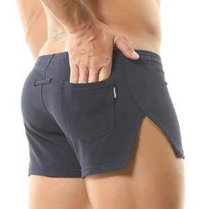 Calzoncillos Boxer de Algodón 100% para Hombre, Cintura Alta Elástica, Sólidos, Casuales, Transpirables, Cómodos, Deportivos - Product Image 3